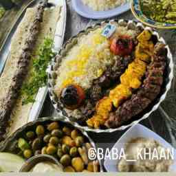 چلوکباب محلی با مخلفات(ویژه)