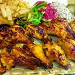 بال و کتف زعفرانی